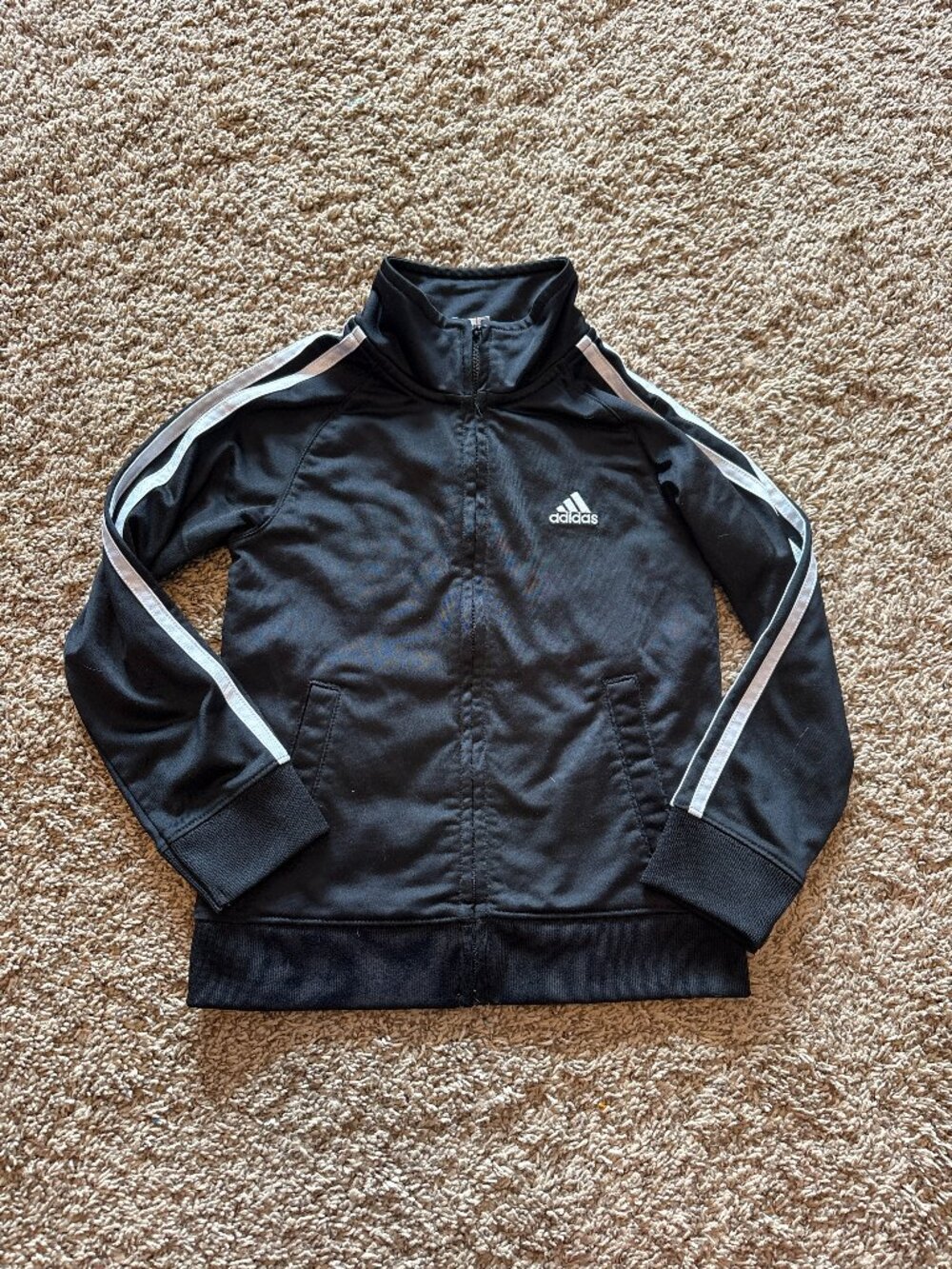🔆 Adidas black logo track jacket